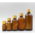 Cosmético ambarino da garrafa de vidro de 5ml-100ml para o óleo essencial